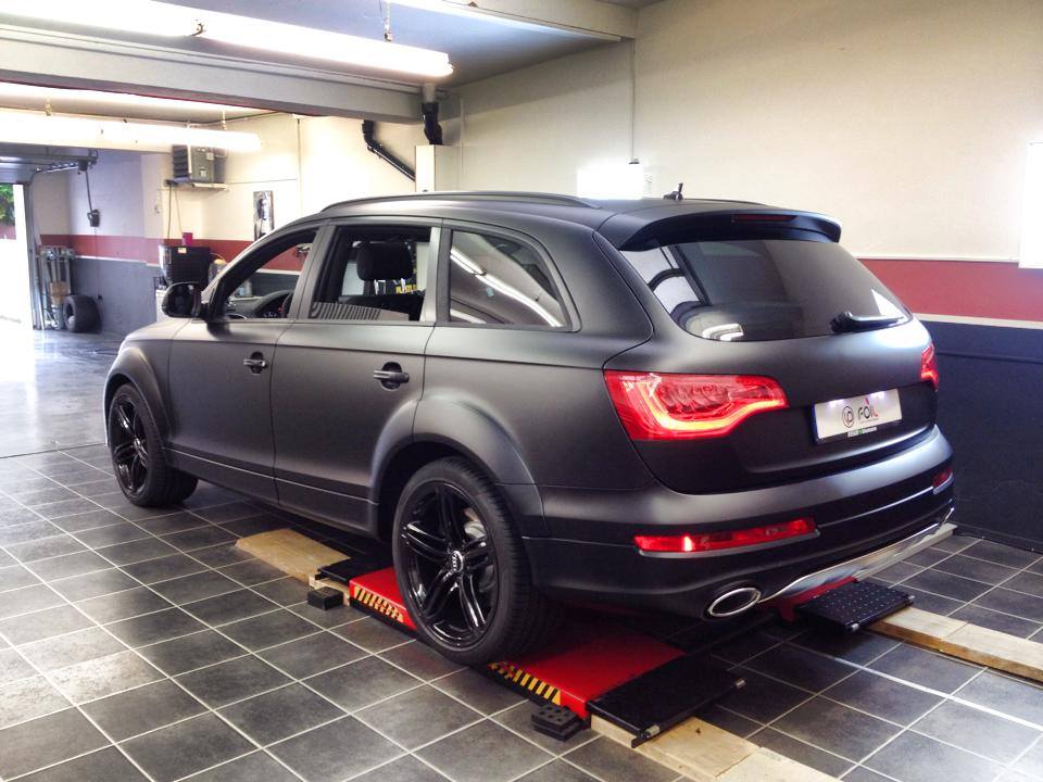 Audi Q7 Schwarz Matt - LP-Foil.de